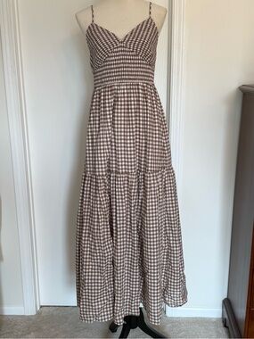 Altar'd State | Dresses | Nwt Altard State Athena Shimmer Maxi Dress  Creamgold Womens Size Small | Poshmark